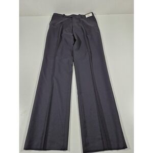 Prontomoda Suit Pants Mens 34x36 Navy Merino Wool Super 140s Dress NWT